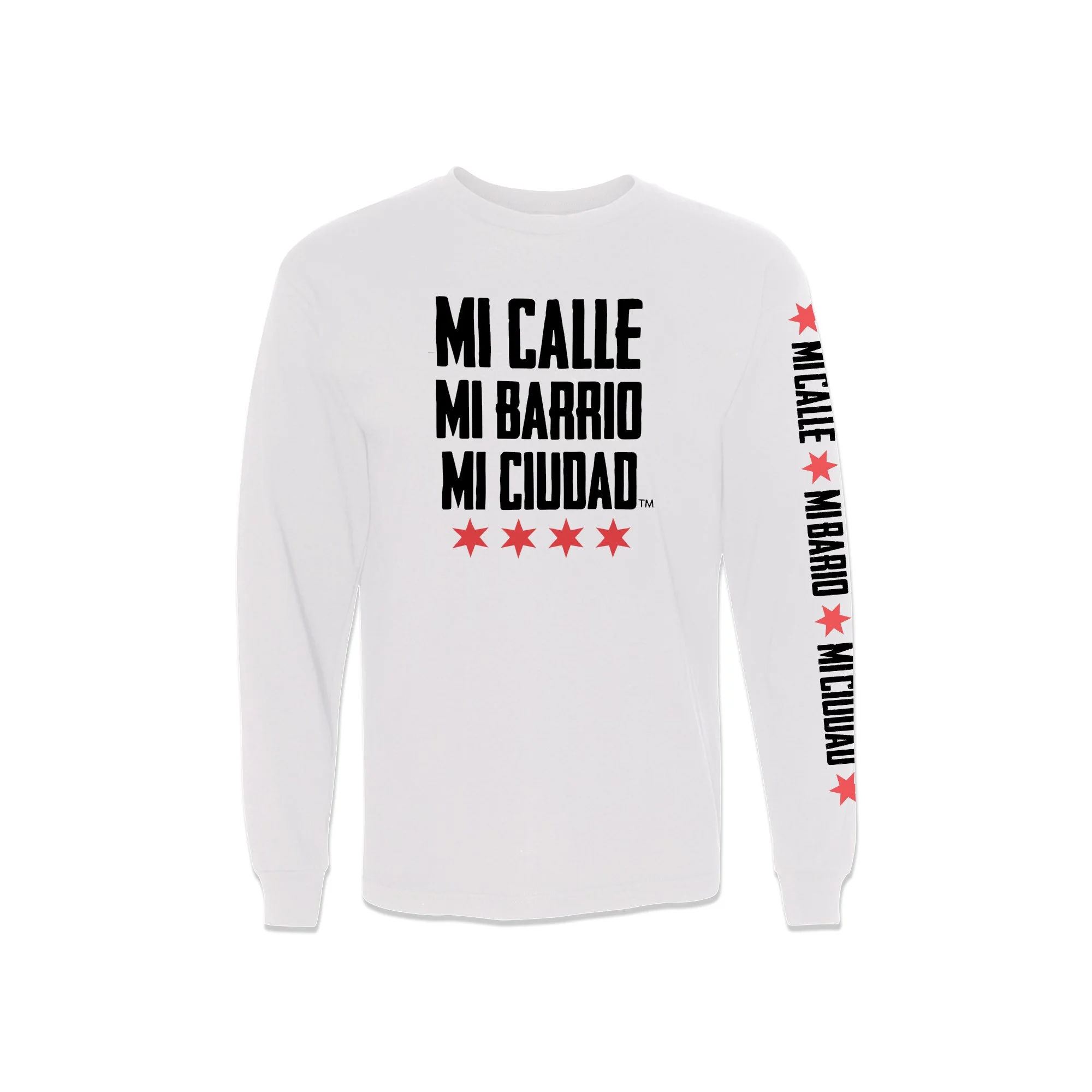 Spanish Long Sleeve T-Shirt — MY BLOCK MY HOOD MY CITY